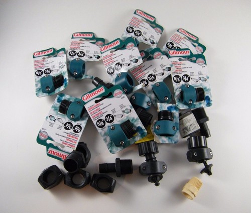 GILMOUR UNBREAKABLE HOSE REPLACEMENT FITTINGS / VIGORO FEMALE MENDERS / ETC