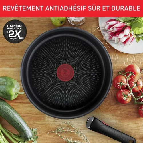 TEFAL Set 13 Pcs INGENIO Emotion Induction L897DS04 Casserole Poêle Inox Poignée - Afbeelding 2 van 7