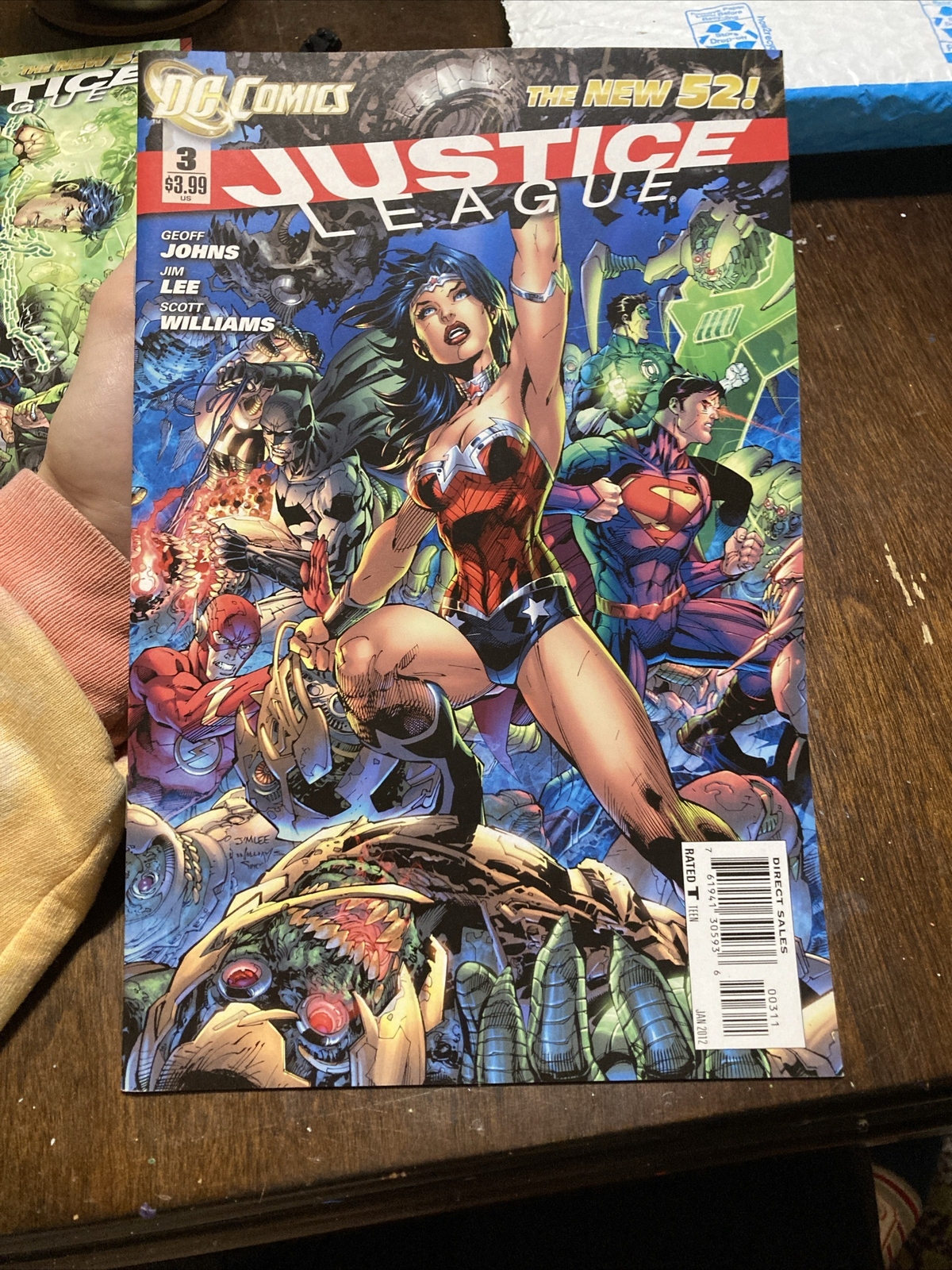 Justice League #3 (DC Comics -2012) Geoff Johns Jim Lee Scott Williams NM