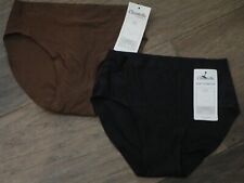 2 PAIRS CHANTELLE SOFT STRETCH SEAMLESS BIKINI/ HIPSTER PANTIES ONE SIZE XS-L