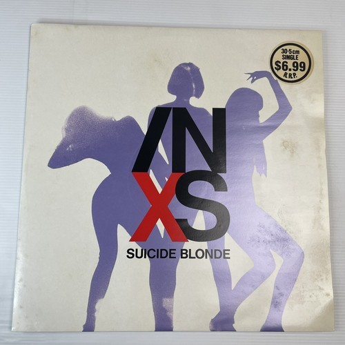 INXS Suicide Blonde Vinyl Record 12” 45 RPM Maxi Single 903172421-0 wea 1990 - Picture 19 of 24