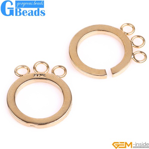 Connector Hook and Eye Clasp Jewelry Making Clasps Necklace 14K Gold Filled - Picture 23 of 39