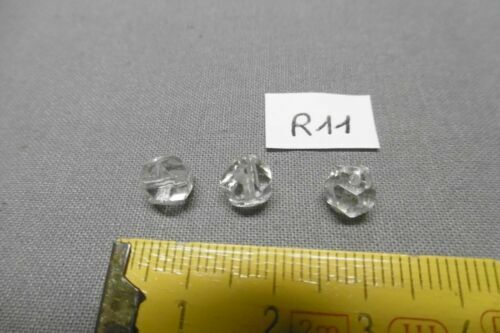 Lot De 165 Perles Vintage En Verre - Couleurs Turquoise, Rose, Jaune - Formes Bizarres Et Pampilles - Occasion - France
