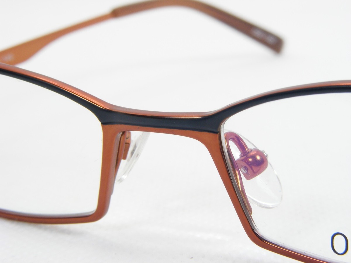 OGI Titanium 5215 1133 BLACK /Copper Brown EYEGLASSES 49-17  display picture 2