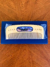 G120-15 Handmade Natural Wooden Hair Comb Decoration Comb Fine Tooth Comb