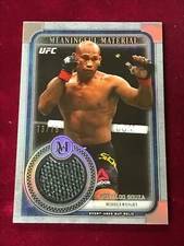 2019 Museum Collection RONALDO SOUZA Mat Relic Middleweight 73/75 UFC (NV30)
