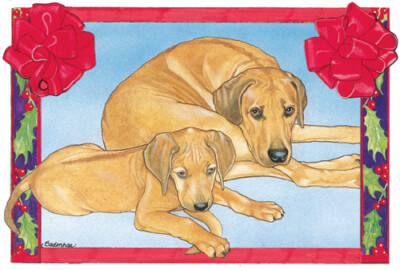 Rhodesian Ridgeback Christmas Cards Set of 10 cards & 10 envelopes | eBay