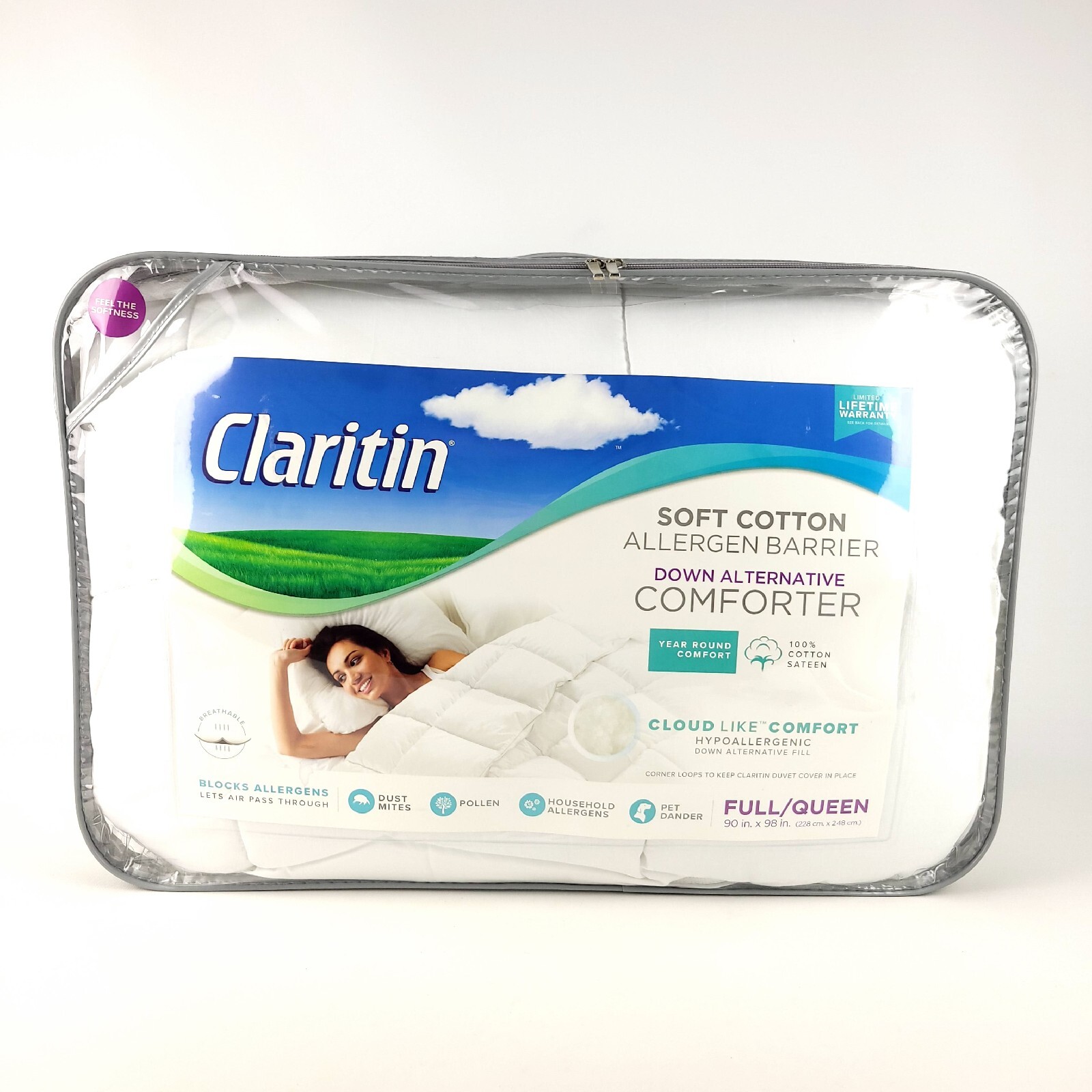 claritin down alternative comforter king