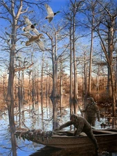 2017 Arkansas Ducks Unlimited Sponsor Print Signed AP See You Tomorrow - Pollard