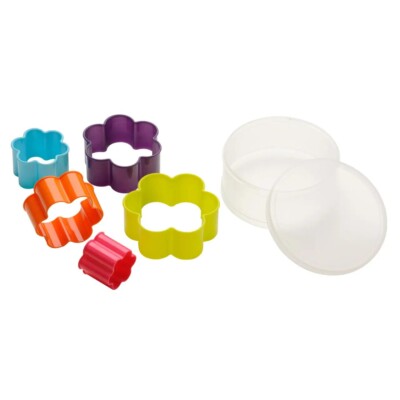 5er Set Blumenform Brot Schneider Kinder Schule Mittagessen Bento Fondant Gebäck Werkzeug