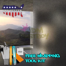 *24"x48" Gray Frosted Film Glass Home Bathroom Window Security Privacy Sticker