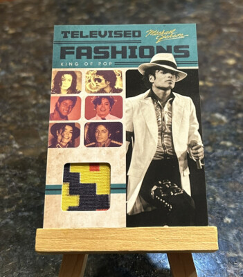 2011 Panini Televised Fashions Michael Jackson TV Worn/Used Relic