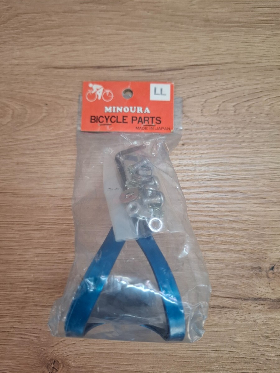 Clips D'orteils Vintage Minoura Mira LL – Extra Large, Vélo De Route, Japon