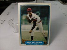 1982 Fleer Baseball #557 - Jack O'Connor RC - Minnesota Twins  82-1314