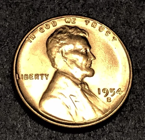 1954-S Lincoln Wheat Cent BU Uncirculated