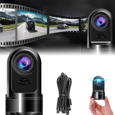 1080P HD 360° Rotating Mini ADAS Dashcam, New Mini Front Dash Camera for  Cars