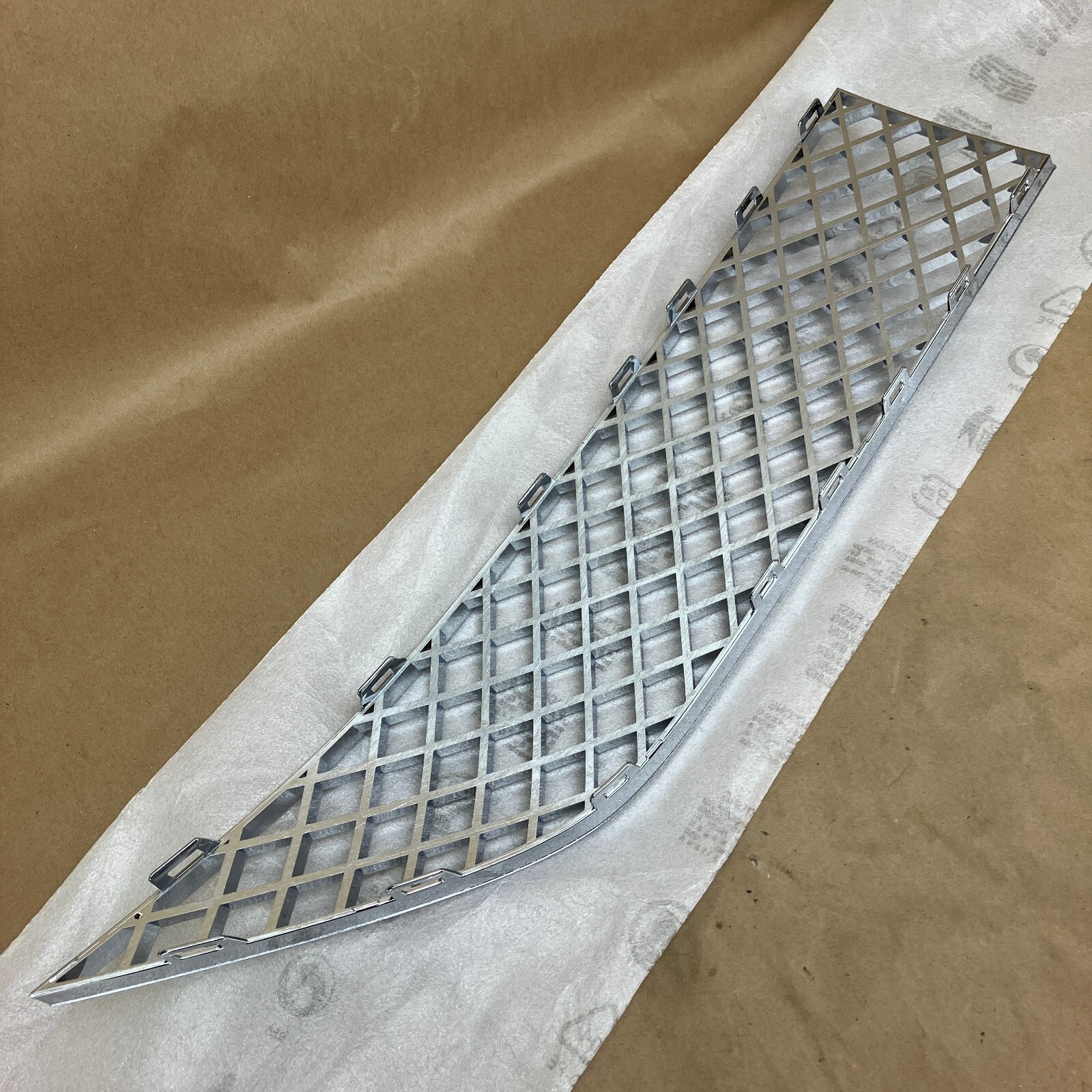 Bentley Continental GT 2020-2022 OEM Right Front Inner Bumper Grille Chrome