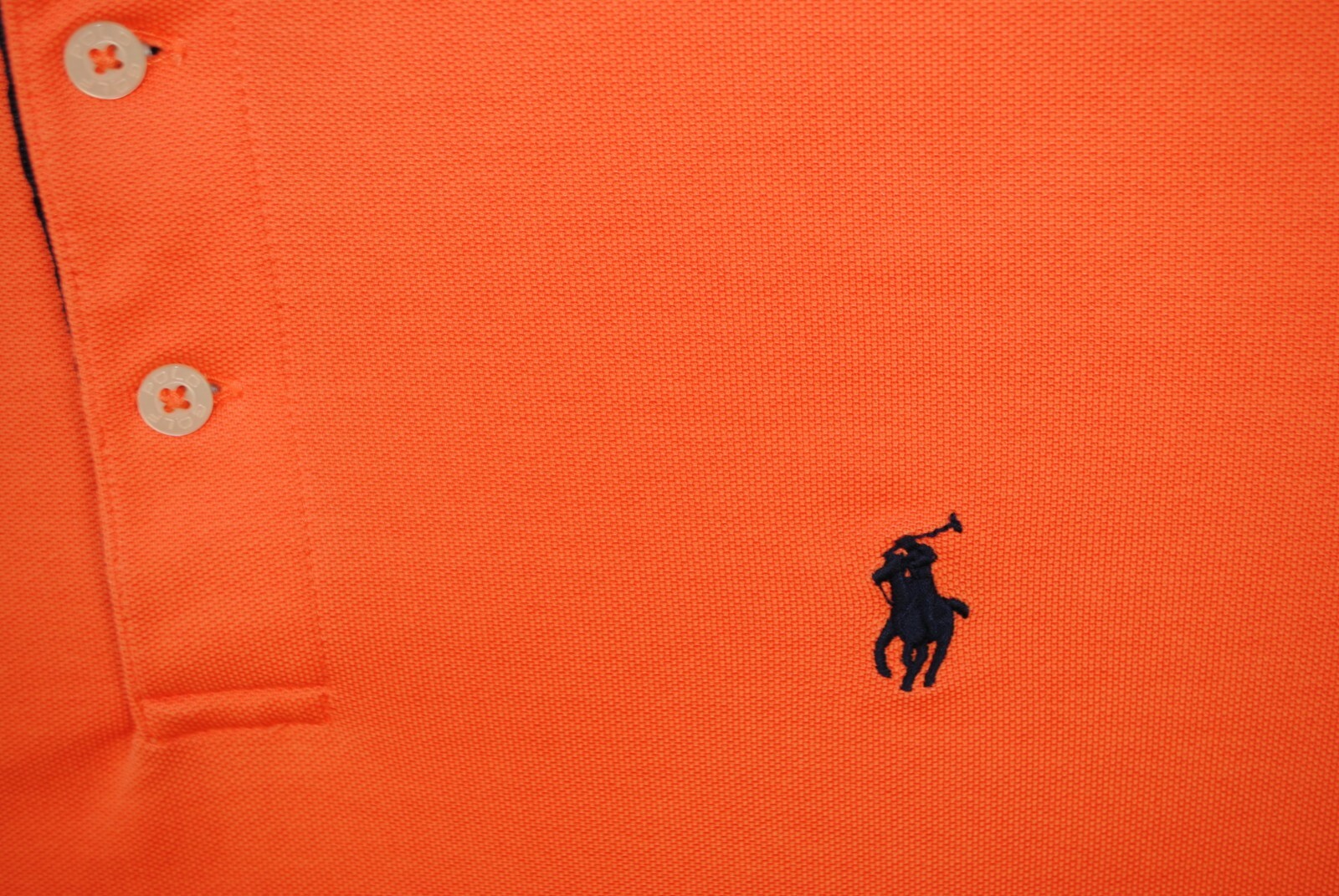 Ralph Lauren Polo Golf Pro Fit Mens Polo Shirt Size L Orange Pima