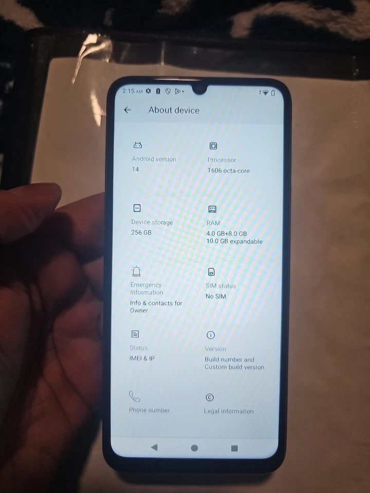 BLU G64 - 256 GB - Blue (Unlocked) - Image 4 of 4