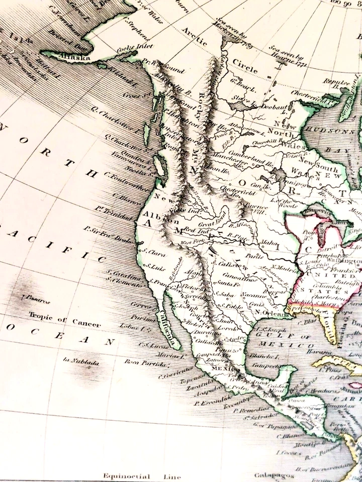 1821 Wyld Vignette Map of The Western Hemisphere - Image 3 of 4
