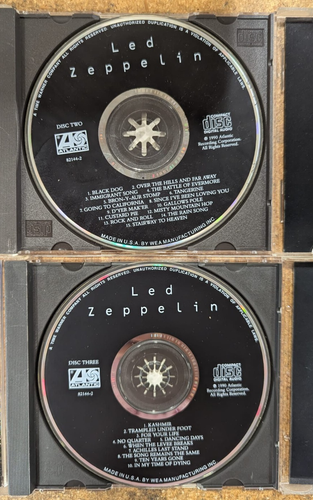 Led Zeppelin Light and Shade 4 Disc Set CD Collection Boxed Set ...