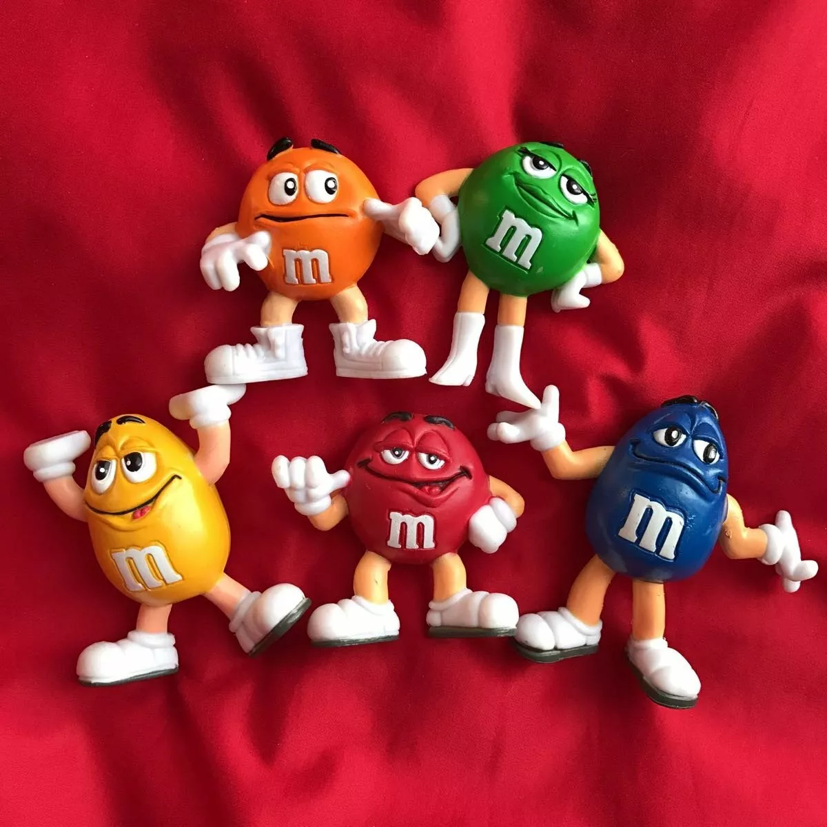 M&M's Figure 5 Set CANDY Character m&m Mini PVC Collectible Toy