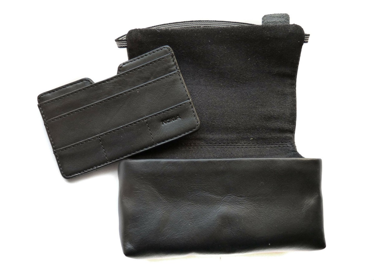 Nokia CP-358 Borsa In Pelle – Custodia Protettiva Originale, Colore Nero