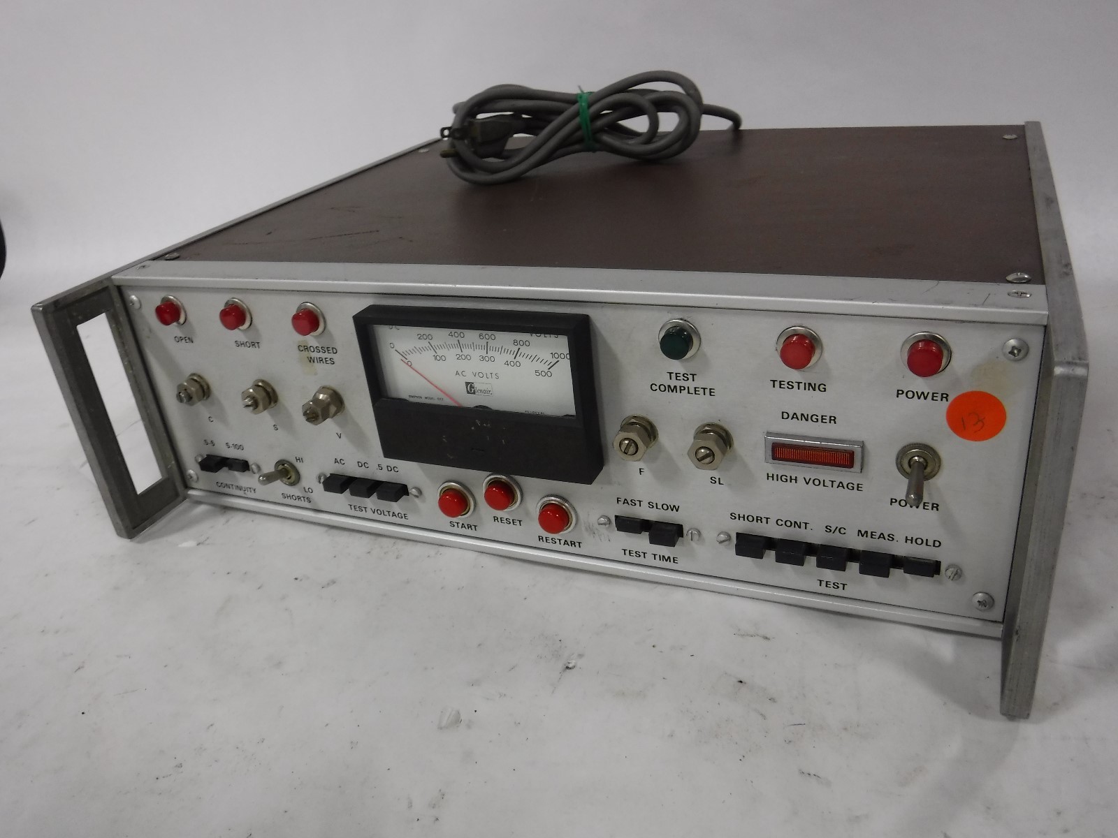 Used Glenair Model 2000 High Voltage Cable Tester 3E-1