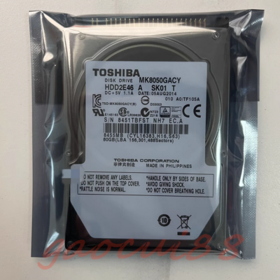 NEW Toshiba MK8050GACY 80GB IDE 8M FOR Car Navigation/Enterprise