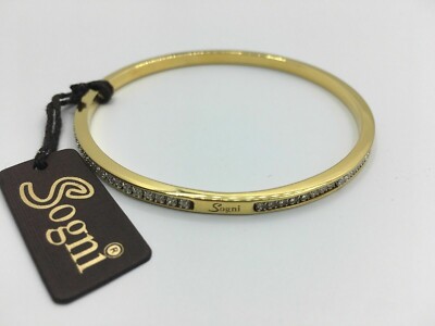 SOGNI  Swarovski Elements  BR001PGB  Damen Armband goldfarbe - Small (UR)