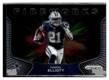 2020 Panini Prizm Ezekiel Elliott Fireworks Insert Cowboys #14