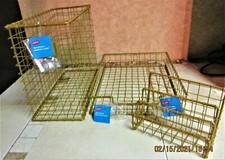 Metal Office Desk Wire 3 Piece Organizer Set Files Papers Letters NWT Staples