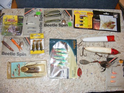 Lot De Leurres De Pêche Strike King - Spinnerbaits, Chatterbaits, Blaze Minnows (occasion/neuf)