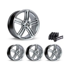 Set Of 4 18 Silver Alloy Wheel Rims 5x112 Fits Mercedes Slc300 Rtxz9 5lug