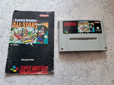 SNES - Super Mario All Stars - PAL - Inkl Anleitung - getestet