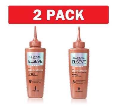 2 Pcs Loreal Paris Elseve/Elvive Growth Booster Scalp Serum 102ml Anti Hair Loss
