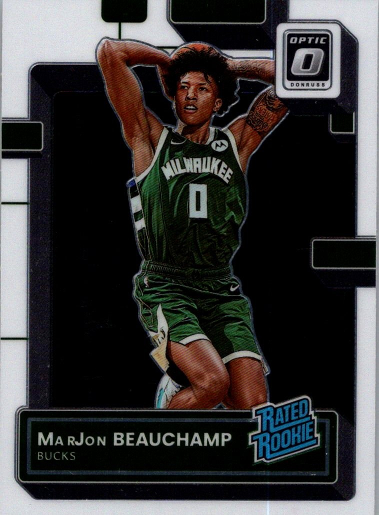 2022-23 Donruss Optic MarJon Beauchamp #210 Milwaukee Bucks