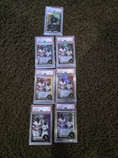 2022 Topps Gold Label Luis Robert Full Rainbow Autograph. Plus Eye Black & Purp