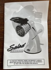 Máquina procesadora de alimentos manual Royal Prestige máquina para ensalar cortador de verduras cortador