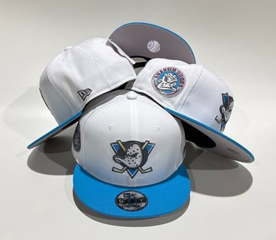 New ANAHEIM DUCKS Snapback Adjustable White Blue Hat Hockey Sports Cap