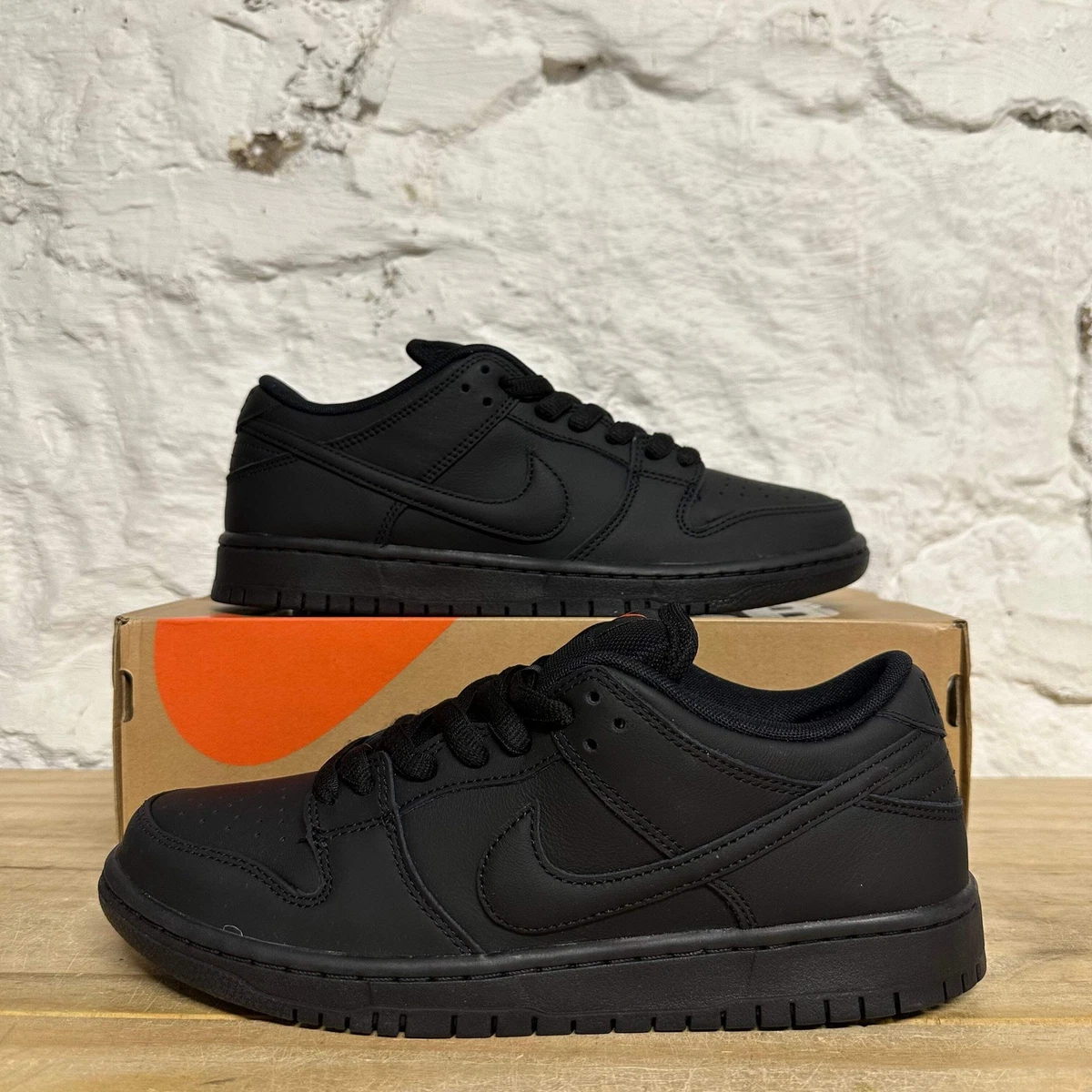 Nike Dunk Pro SB Low Triple Black | eBay