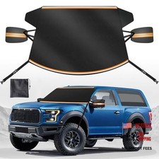 Car Windshield Cover for Snow and Ice, Car Windshield Snow Cover Kit with Side