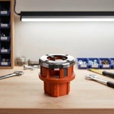 Powder Coated 1-1/4-Inch Pipe Threader Replacement Die - Sturdy & Lightweight