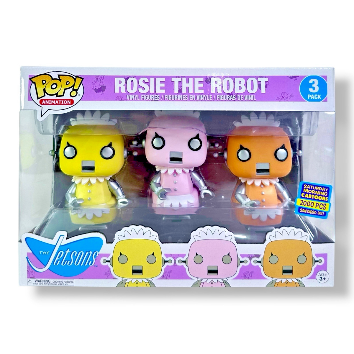 Funko Pop! The Jetsons Rosie The Robot 3pk LE 2000 SDCC 2017