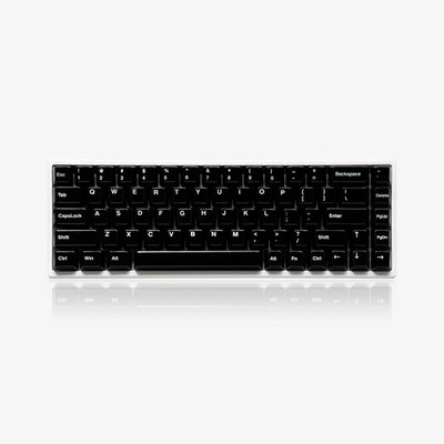 Cerakey Ceramic Keycaps V2 Gloss Black With Legends 114pc