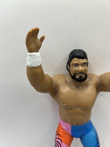 VINTAGE 1989 WWF LJN HAKU BLACK CARD SUPERSTARS ACTION FIGURE (23) - Picture 7 of 20