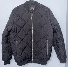 Tacvasen Outdoor Jacket Men s Small Black Bomber Jacket Quilted Zip Winter