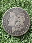 1881 Morgan CC Carson City Silver Dollar $1 Circulated 90% Silver