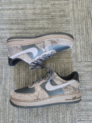 Nike Air Force 1 07 LV8 AF1 Snakeskin Pack Off Noir Men Casual Shoes HF2898-001