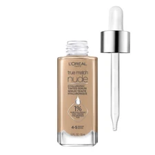 L'Oreal Paris True Match Hyaluronic Tinted Serum Foundation Makeup, Medium Tan